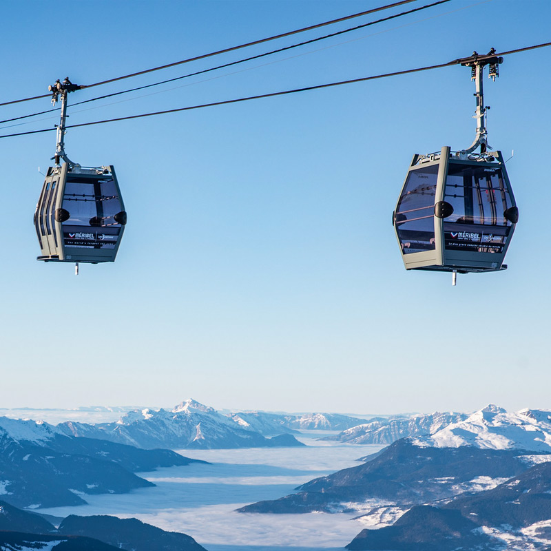 Meribel ski lifts