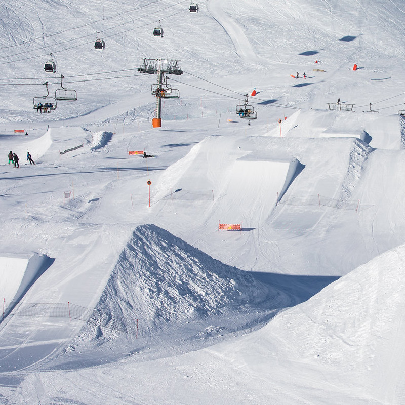 Snow parks in Meribel and The Three Valleys