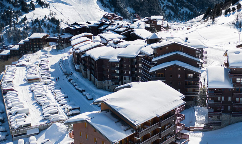 Parking in Meribel